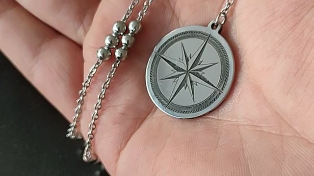 Compass necklace